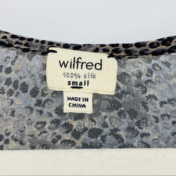Aritzia Wilfred Silk Cheetah Print Racerback Tank - Picture 4 of 13